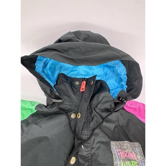 Vintage 80S/90S O’neill Futures Shock Jacket Small Pullover Quarter Zip/Snap - Picture 11 of 12